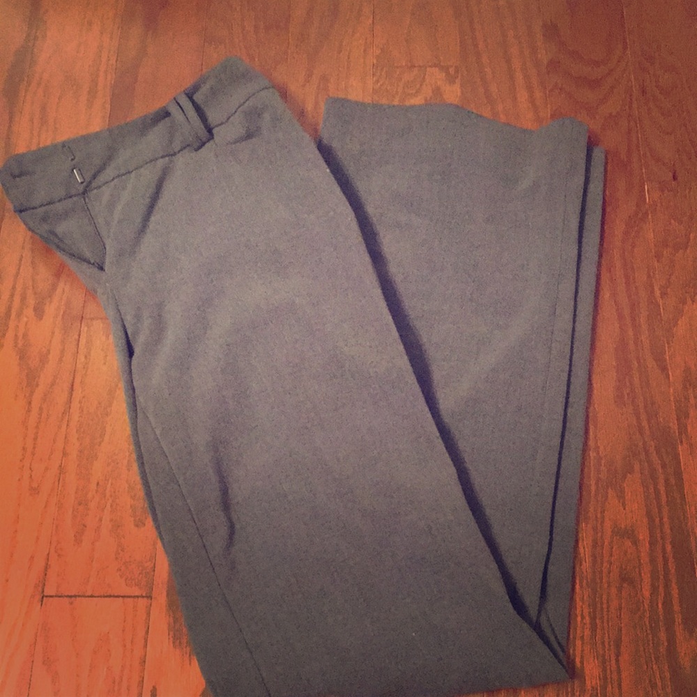 Gray trousers